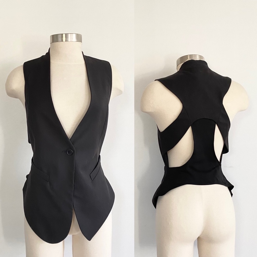 Alexander Wang Black Sleeveless Vest